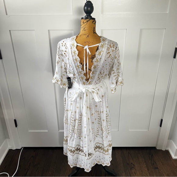 LoveShackFancy Augusta Midi Dress (Size 2) | NWT - Picture 4 of 6